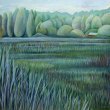 Rimerman-Nisqually National Wildlife Refuge-36 x 36-on birch panel by Jan Rimerman